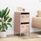 vidaXL - Dressoir - 35x39x73,5 - cm - koudgewalst - staal - roze