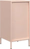 vidaXL - Dressoir - 35x39x73,5 - cm - koudgewalst - staal - roze