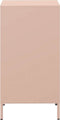 vidaXL - Dressoir - 35x39x73,5 - cm - koudgewalst - staal - roze