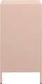 vidaXL - Dressoir - 35x39x73,5 - cm - koudgewalst - staal - roze