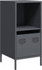 vidaXL - Dressoir - 35x39x73,5 - cm - koudgewalst - staal - antracietkleurig