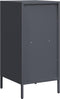 vidaXL - Dressoir - 35x39x73,5 - cm - koudgewalst - staal - antracietkleurig