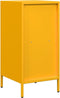 vidaXL - Dressoir - 35x39x73,5 - cm - koudgewalst - staal - mosterdgeel
