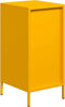 vidaXL - Dressoir - 35x39x73,5 - cm - koudgewalst - staal - mosterdgeel