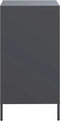 vidaXL - Dressoir - 35x39x73,5 - cm - koudgewalst - staal - antracietkleurig