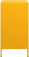 vidaXL - Dressoir - 35x39x73,5 - cm - koudgewalst - staal - mosterdgeel