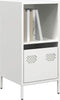 vidaXL - Dressoir - 35x39x73,5 - cm - koudgewalst - staal - wit