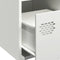 vidaXL - Dressoir - 35x39x73,5 - cm - koudgewalst - staal - wit