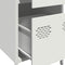 vidaXL - Dressoir - 35x39x73,5 - cm - koudgewalst - staal - wit