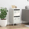 vidaXL - Dressoir - 35x39x73,5 - cm - koudgewalst - staal - wit