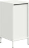 vidaXL - Dressoir - 35x39x73,5 - cm - koudgewalst - staal - wit