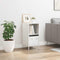 vidaXL - Dressoir - 35x39x73,5 - cm - koudgewalst - staal - wit