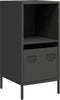 vidaXL - Dressoir - 35x39x73,5 - cm - koudgewalst - staal - zwart