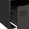 vidaXL - Dressoir - 35x39x73,5 - cm - koudgewalst - staal - zwart
