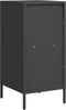 vidaXL - Dressoir - 35x39x73,5 - cm - koudgewalst - staal - zwart