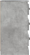 vidaXL - Dressoir - 36x35,5x67,5 - cm - bewerkt - hout - betongrijs