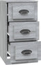 vidaXL - Dressoir - 36x35,5x67,5 - cm - bewerkt - hout - grijs - sonoma - eikenkleurig