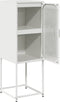 vidaXL - Dressoir - 36x39x107 - cm - koudgewalst - staal - wit