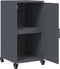 vidaXL - Dressoir - 36x39x72 - cm - staal - antracietkleurig
