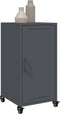 vidaXL - Dressoir - 36x39x72 - cm - staal - antracietkleurig