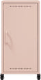 vidaXL - Dressoir - 36x39x72 - cm - staal - roze