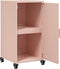 vidaXL - Dressoir - 36x39x72 - cm - staal - roze