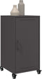 vidaXL - Dressoir - 36x39x72 - cm - staal - zwart