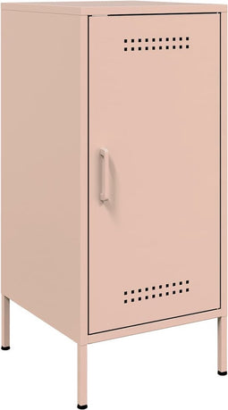 vidaXL - Dressoir - 36x39x79 - cm - staal - roze