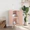 vidaXL - Dressoir - 36x39x79 - cm - staal - roze