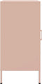 vidaXL - Dressoir - 36x39x79 - cm - staal - roze