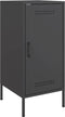 vidaXL - Dressoir - 36x39x79 - cm - staal - zwart