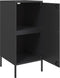 vidaXL - Dressoir - 36x39x79 - cm - staal - zwart