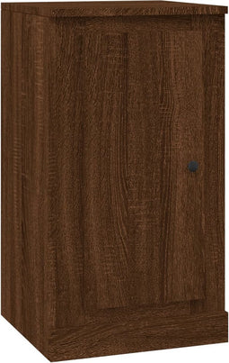 vidaXL - Dressoir - 37,5x35,5x67,5 - cm - bewerkt - hout - bruin - eikenkleur