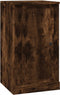 vidaXL - Dressoir - 37,5x35,5x67,5 - cm - bewerkt - hout - gerookt - eikenkleurig