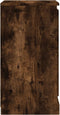 vidaXL - Dressoir - 37,5x35,5x67,5 - cm - bewerkt - hout - gerookt - eikenkleurig
