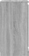 vidaXL - Dressoir - 37,5x35,5x67,5 - cm - bewerkt - hout - grijs - sonoma - eikenkleur