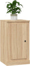 vidaXL - Dressoir - 37,5x35,5x67,5 - cm - bewerkt - hout - sonoma - eikenkleurig