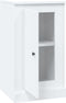 vidaXL - Dressoir - 37,5x35,5x67,5 - cm - bewerkt - hout - wit