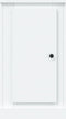 vidaXL - Dressoir - 37,5x35,5x67,5 - cm - bewerkt - hout - wit