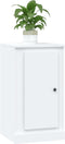 vidaXL - Dressoir - 37,5x35,5x67,5 - cm - bewerkt - hout - wit