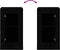 vidaXL - Dressoir - 37,5x35,5x67,5 - cm - bewerkt - hout - zwart