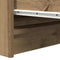 vidaXL - Dressoir - 37,5x35x76 - cm - bewerkt - hout - artisanaal - eikenkleurig