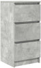 vidaXL - Dressoir - 37,5x35x76 - cm - bewerkt - hout - betongrijs