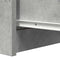 vidaXL - Dressoir - 37,5x35x76 - cm - bewerkt - hout - betongrijs