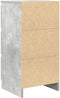 vidaXL - Dressoir - 37,5x35x76 - cm - bewerkt - hout - betongrijs
