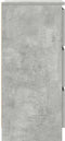 vidaXL - Dressoir - 37,5x35x76 - cm - bewerkt - hout - betongrijs