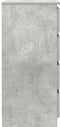 vidaXL - Dressoir - 37,5x35x76 - cm - bewerkt - hout - betongrijs