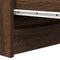 vidaXL - Dressoir - 37,5x35x76 - cm - bewerkt - hout - bruin - eikenkleurig