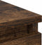 vidaXL - Dressoir - 37,5x35x76 - cm - bewerkt - hout - gerookt - eikenkleurig