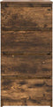 vidaXL - Dressoir - 37,5x35x76 - cm - bewerkt - hout - gerookt - eikenkleurig